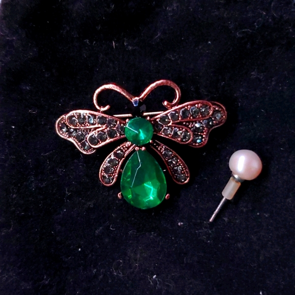 Moth Brooch Pendant Statement Piece - Picture 4 of 4